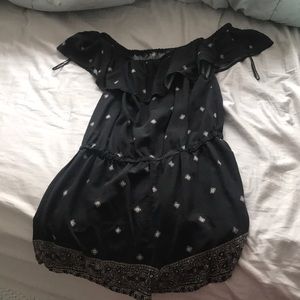 Off the shoulder romper